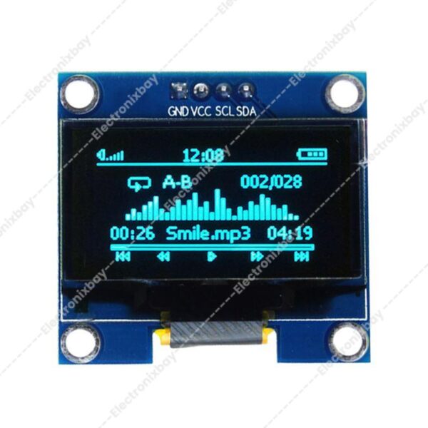 OLED Display 1.3-inch Display I2C Display Module 128x64 Display Blue OLED Screen