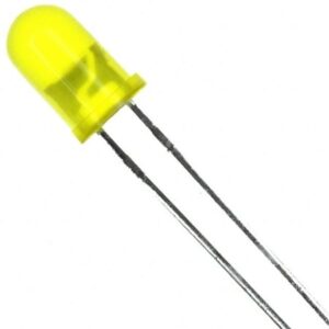 5mm Yellow LED - High Brightness Indicator Light (Pack of 5)