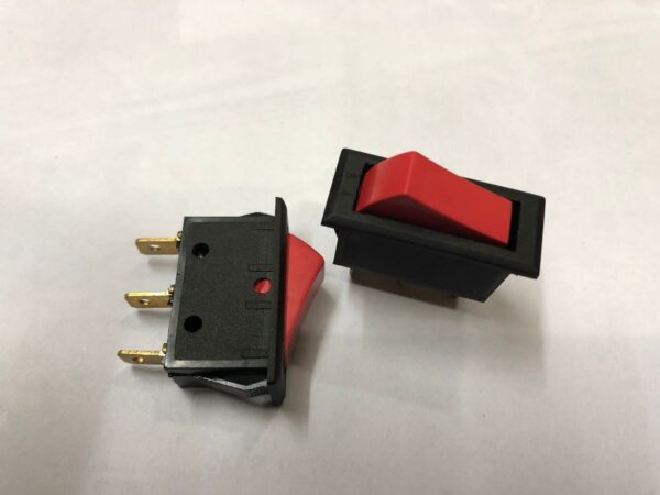 KCD11 Mini Red Rocker Switch