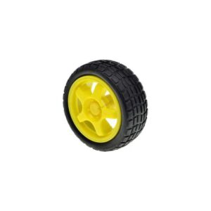 Yellow Plastic Mag Wheel with Soft Tire