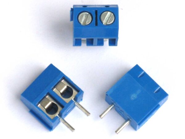 2-Pin Screw Terminal Block Connector – 5.08mm Pitch – PCB Mount for Arduino, Power Supply, and DIY Projects - Image 2